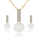 18k Gold Dimond Jewelry Set Pearl 925 Sterling Silver